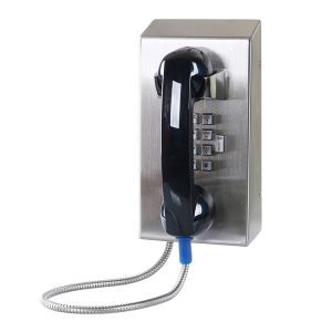 Roostevabast terasest telefonitoru avalik telefon JR201-FK-VC-SIP